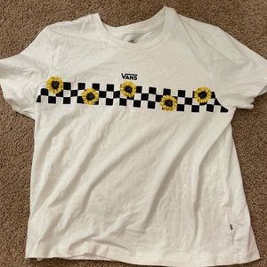 White Vans Tee